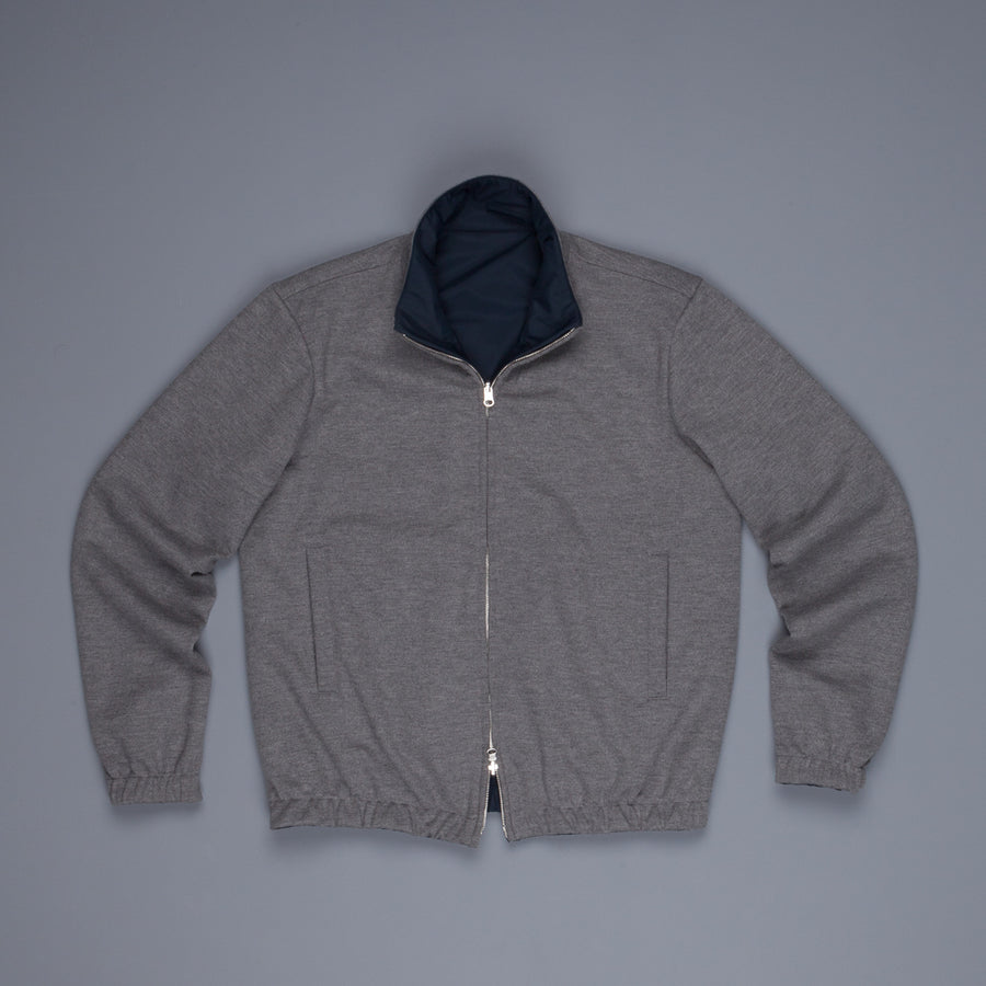Frans Boone Reversible Jacket Navy Grey