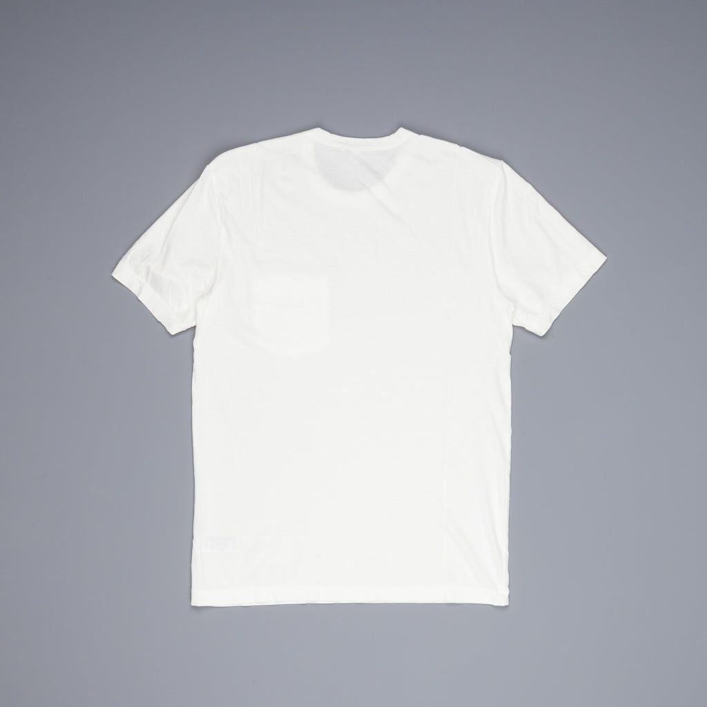 James Perse Crew Neck Pocket Tee Everest White