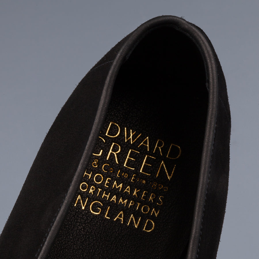 Edward Green Harrow in Black Suede