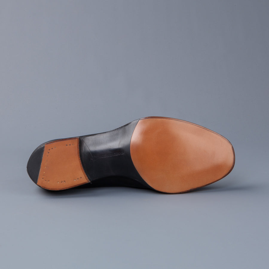 Edward Green Harrow in Black Suede