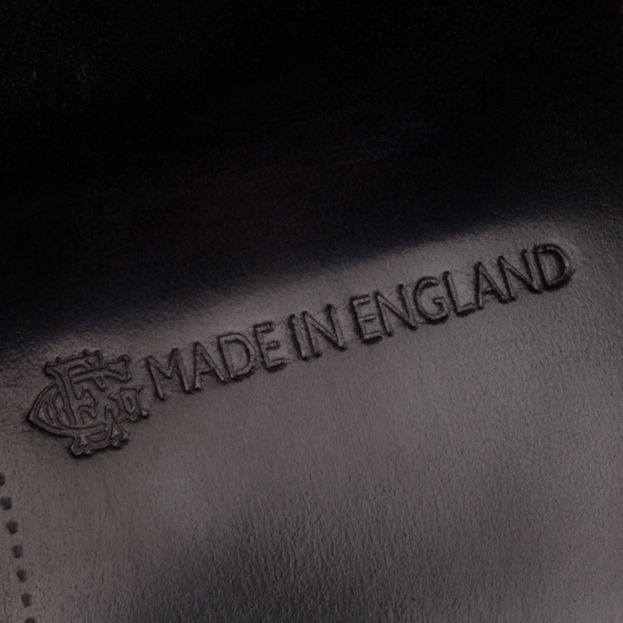 Edward Green Harrow in Black Suede
