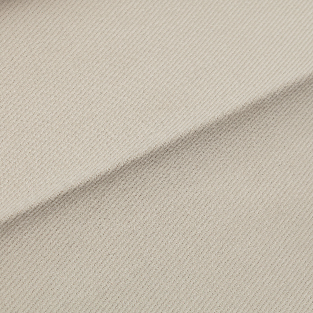 Rota Pantaloni High Rise Regular Fit Mid Weight Cotton Gabardine Beige Chiaro
