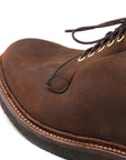 Alden plain toe in tabacco chamois leather