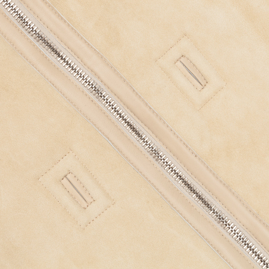 Ten C shearling liner Kaki chiaro