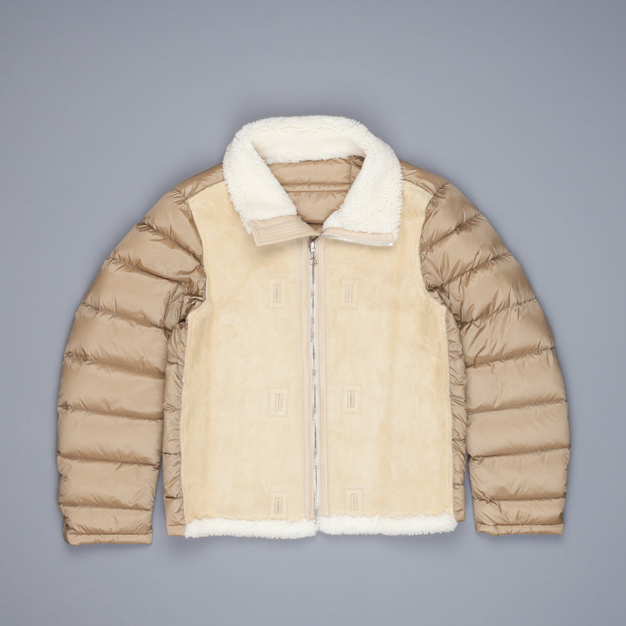 Ten C shearling liner Kaki chiaro