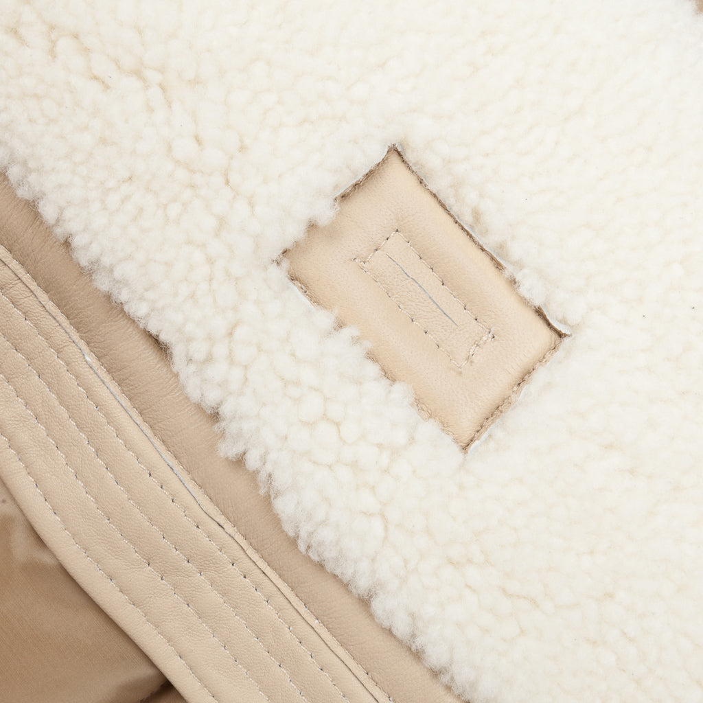 Ten C shearling liner Kaki chiaro
