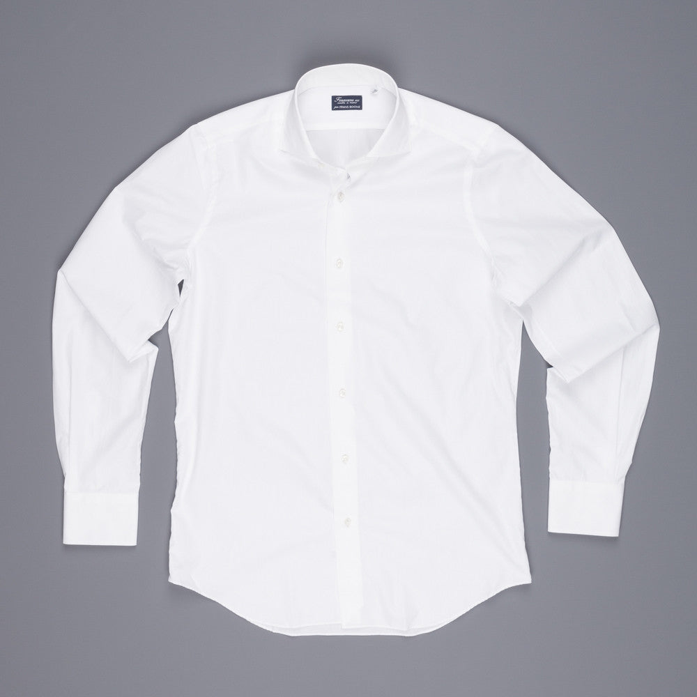 Finamore Milano Shirt Soft Collar Eduardo White