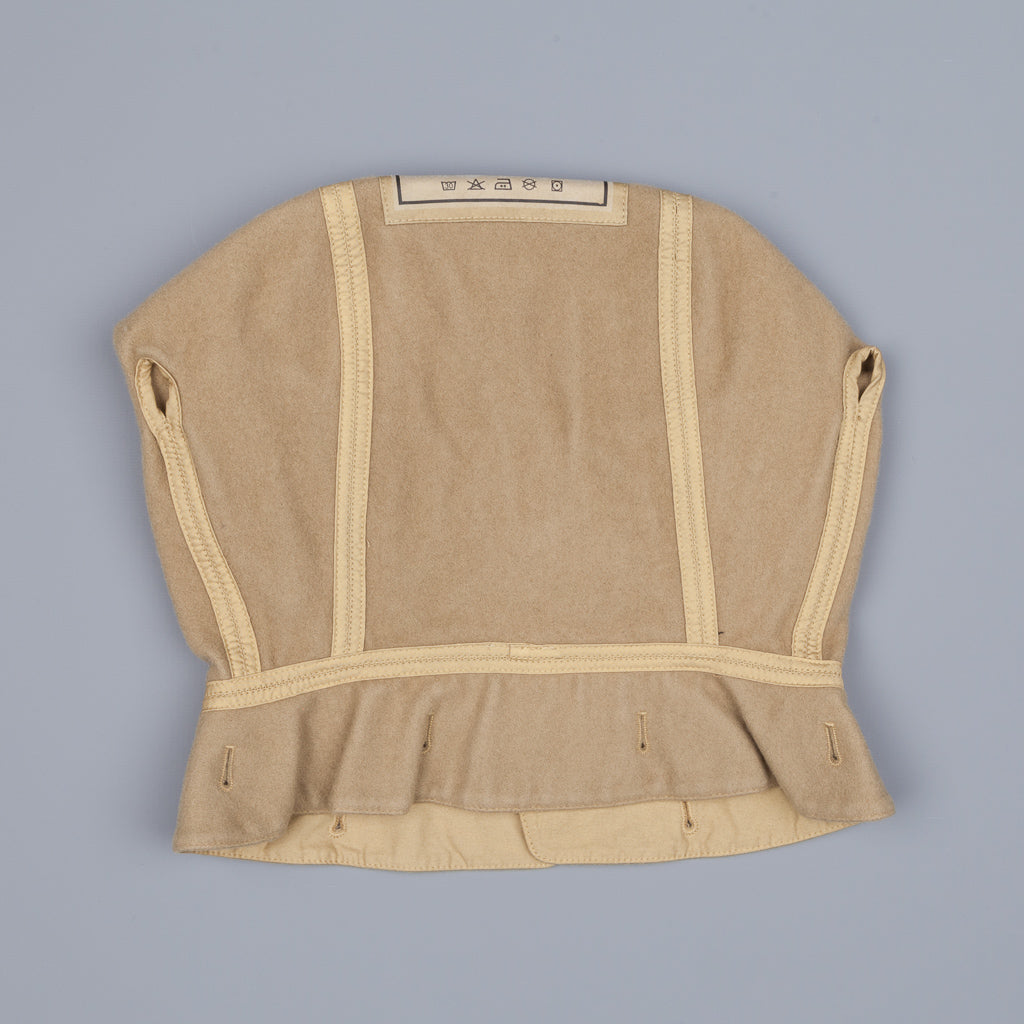 Ten C Felt Wool Hood 2 Kaki chiaro