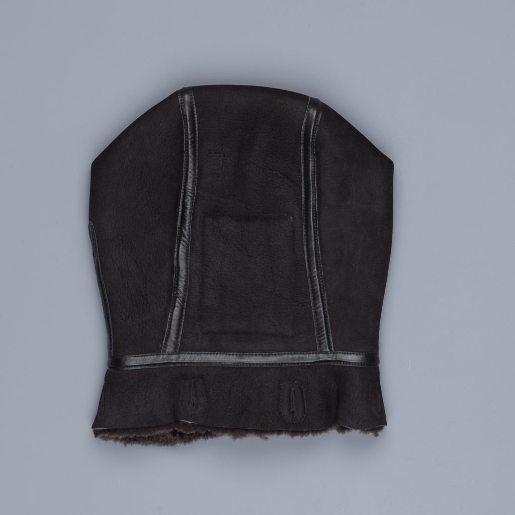 Ten C shearling hood Grigio fuliggine
