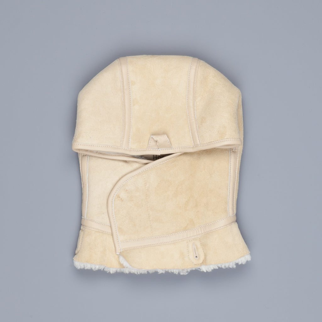 Ten C shearling hood Kaki chiaro