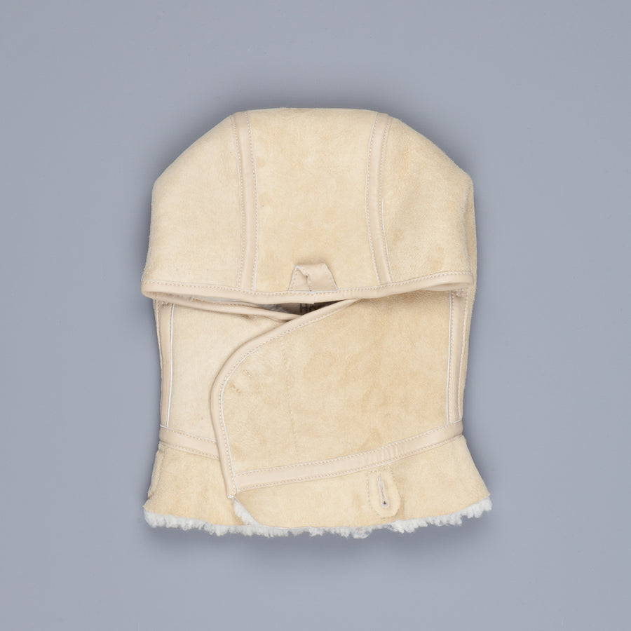 Ten C shearling hood Kaki chiaro