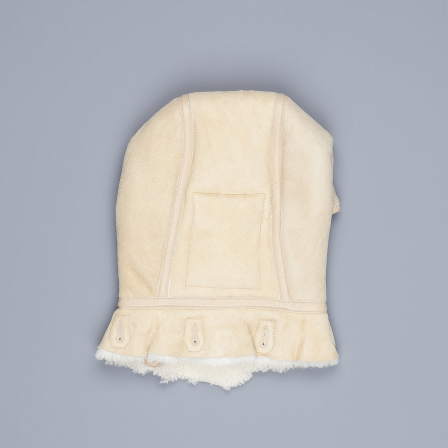 Ten C shearling hood Kaki chiaro