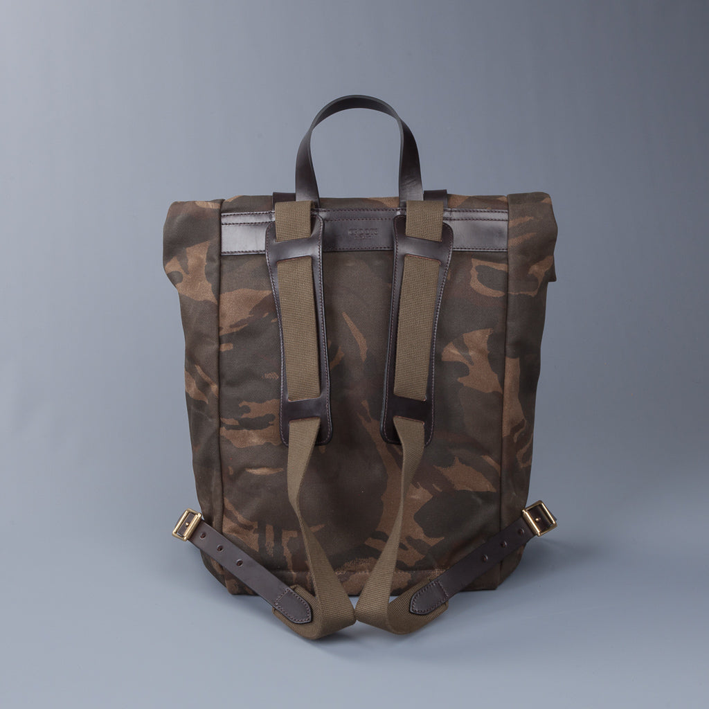 Croots X Frans Boone Canvas Rolltop Backpack Camo
