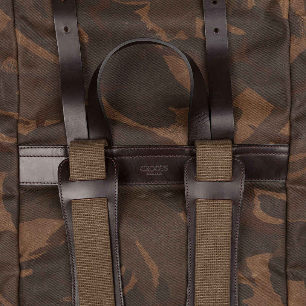 Croots X Frans Boone Canvas Rolltop Backpack Camo