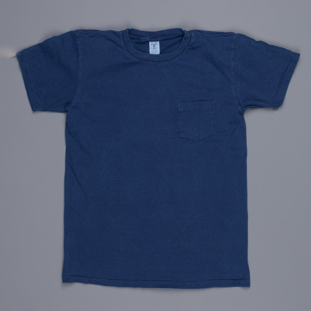 Velva Sheen 1 Pack Indigo Dyed CC Pocket T-shirt