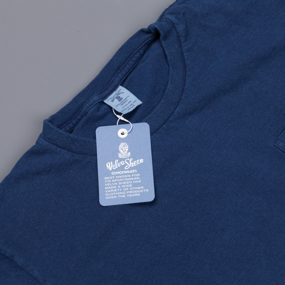 Velva Sheen 1 Pack Indigo Dyed CC Pocket T-shirt