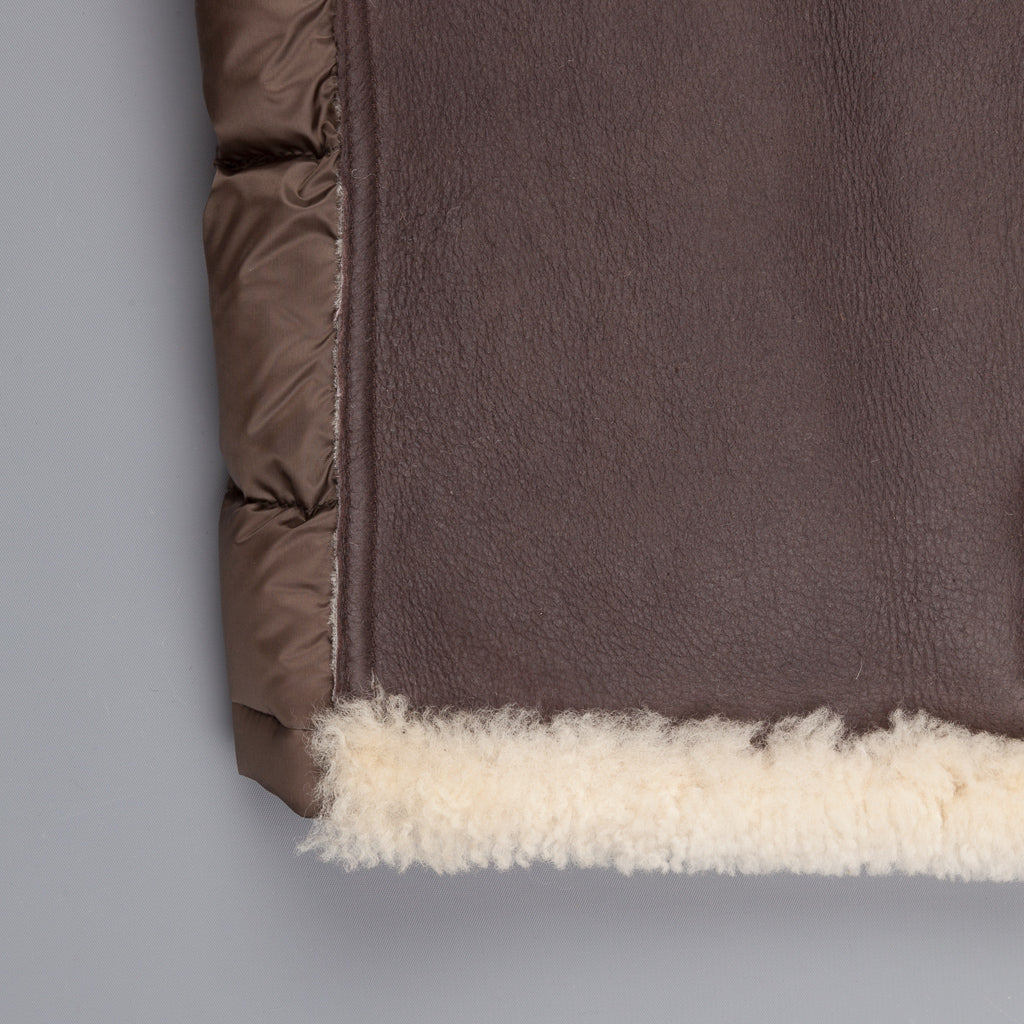 Ten C Shearling liner bianco garza