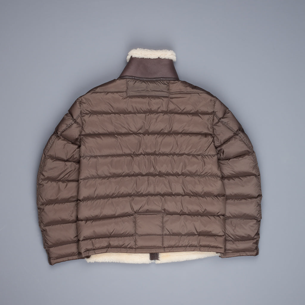Ten C Shearling liner bianco garza