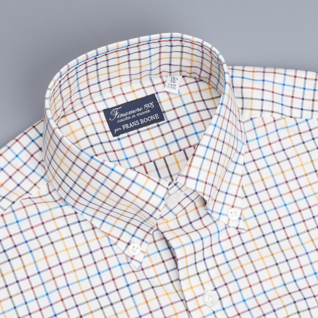 Finamore Milano Shirt Collo Lucio Sette Check