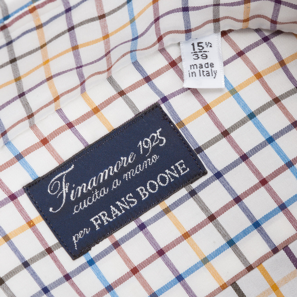 Finamore Milano Shirt Collo Lucio Sette Check