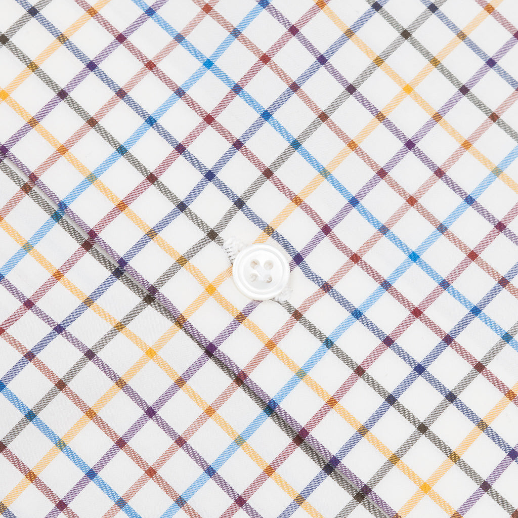 Finamore Milano Shirt Collo Lucio Sette Check