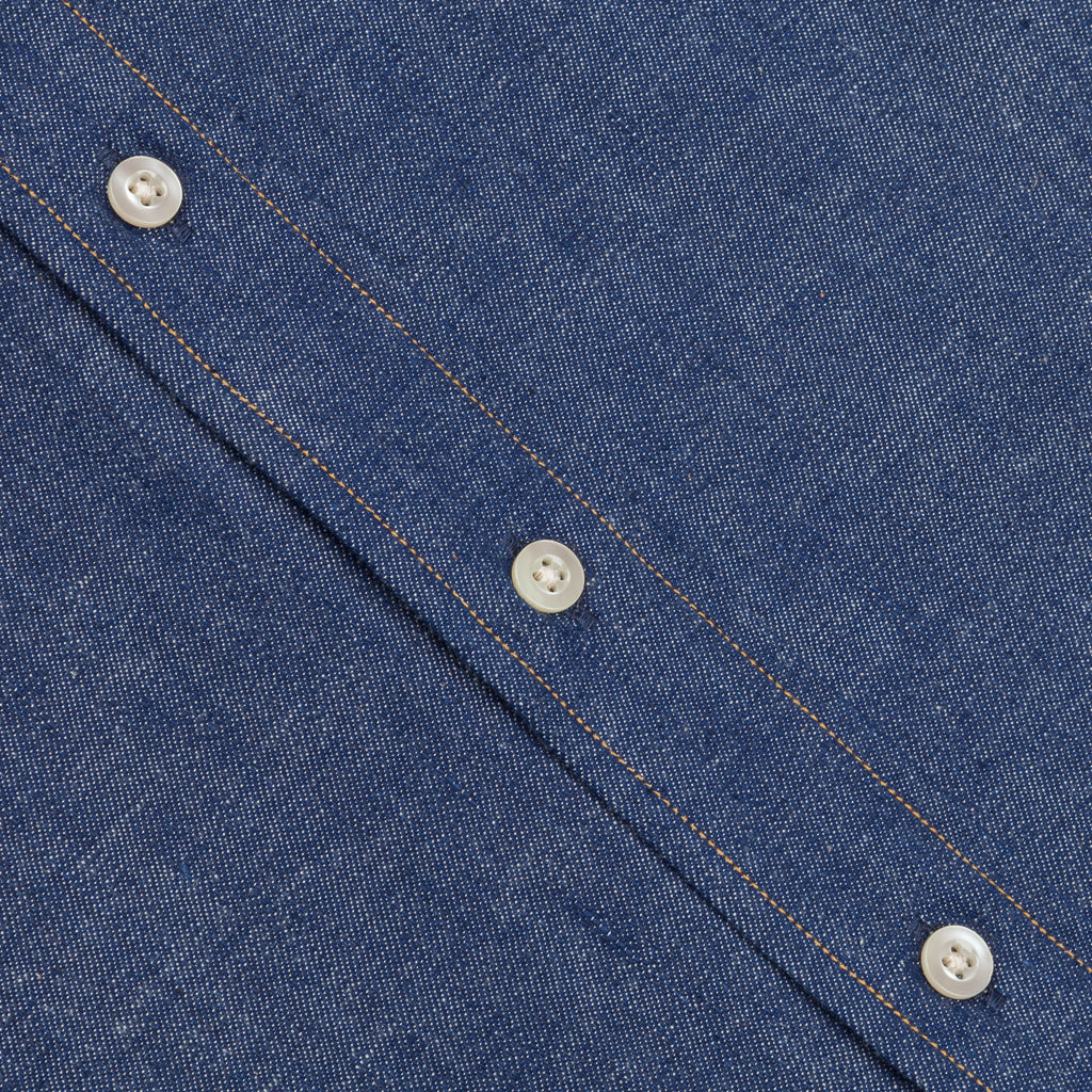 Orslow Buton Down Denim Shirt "Rigid"