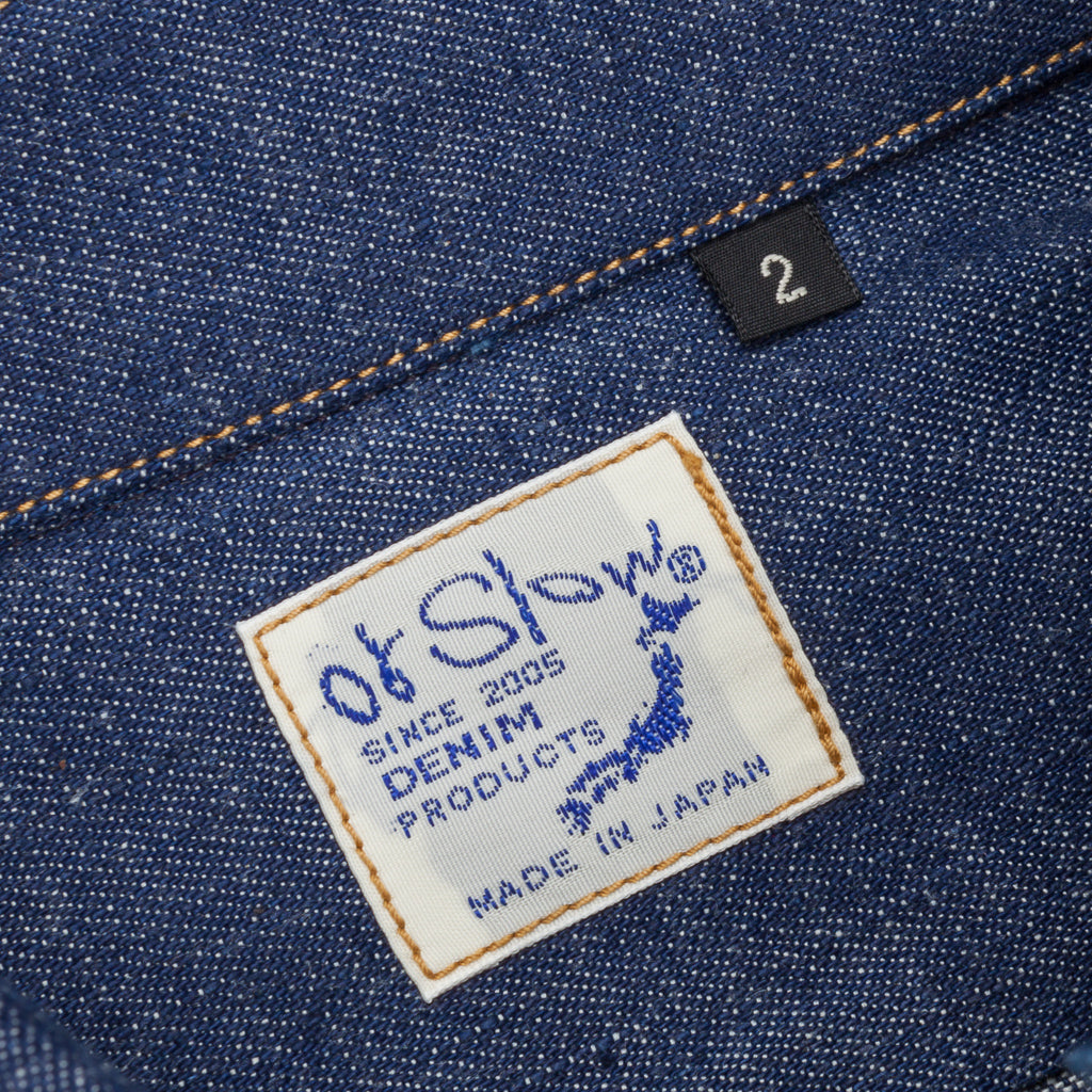 Orslow Buton Down Denim Shirt "Rigid"
