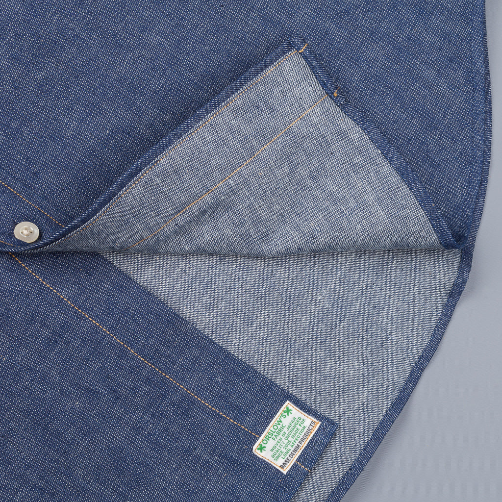 Orslow Buton Down Denim Shirt "Rigid"