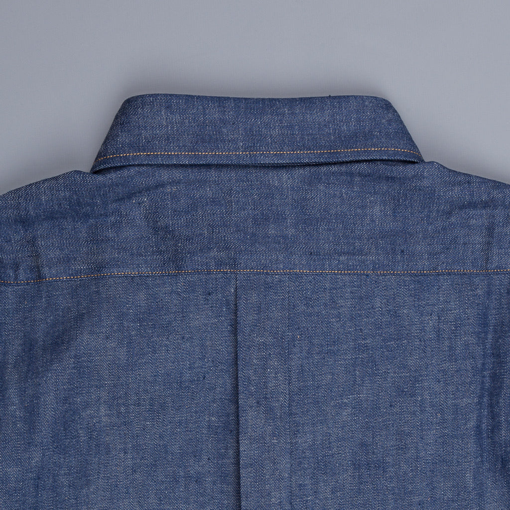 Orslow Buton Down Denim Shirt "Rigid"