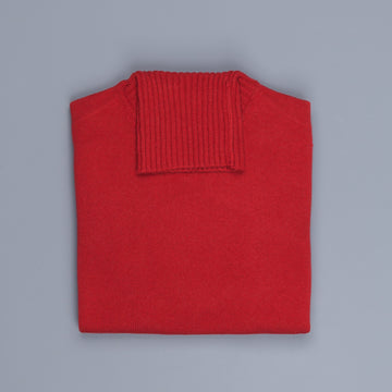 Drumohr Cashmere Dolcevita Turtleneck Mattone