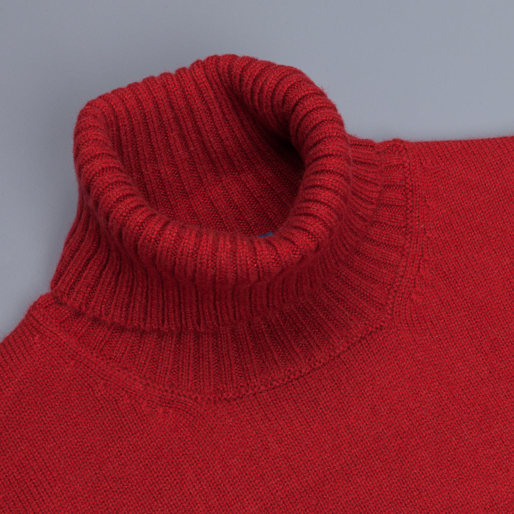 Drumohr Cashmere Dolcevita Turtleneck Mattone