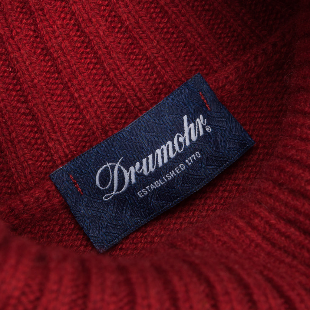 Drumohr Cashmere Dolcevita Turtleneck Mattone