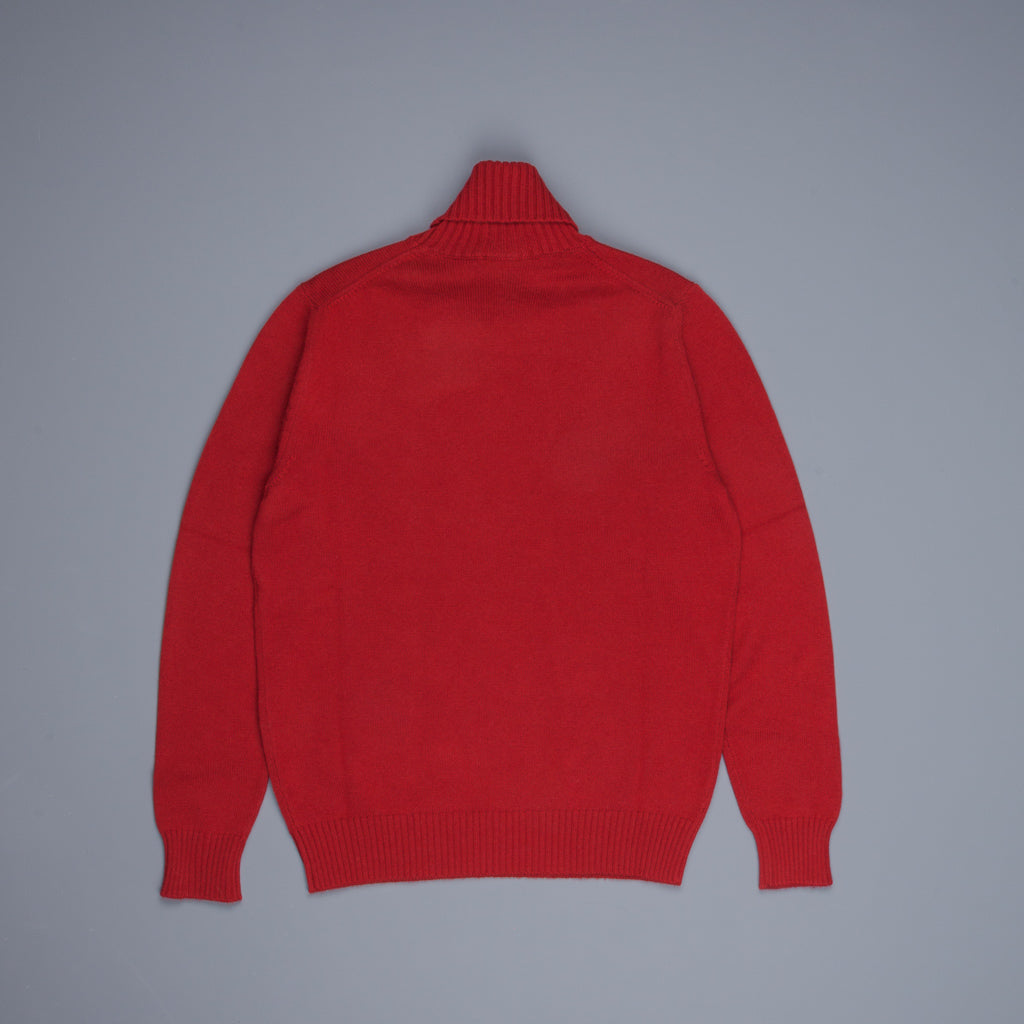 Drumohr Cashmere Dolcevita Turtleneck Mattone
