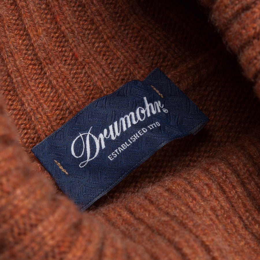 Drumohr Cashmere Dolcevita Turtleneck Caramello Melange