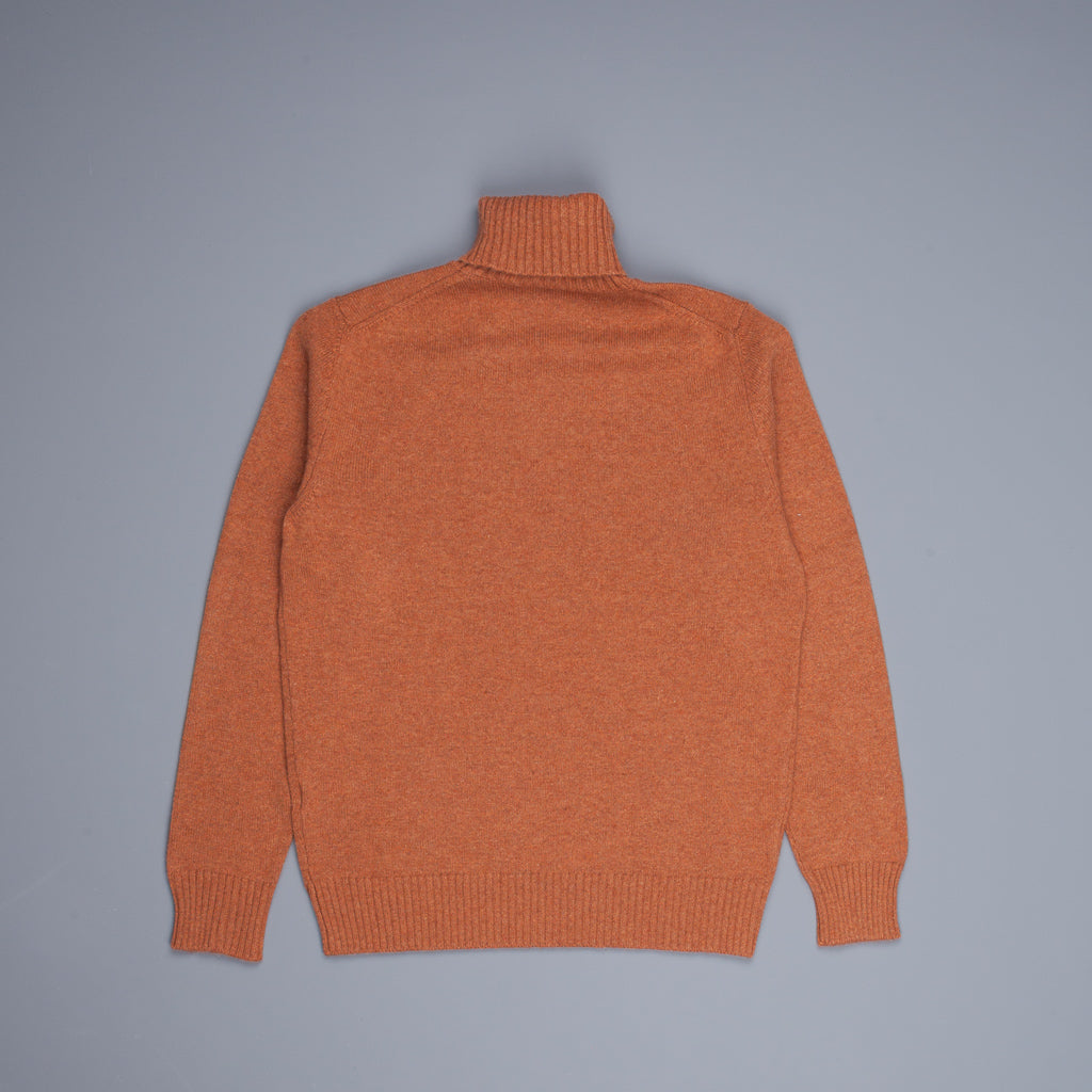 Drumohr Cashmere Dolcevita Turtleneck Caramello Melange