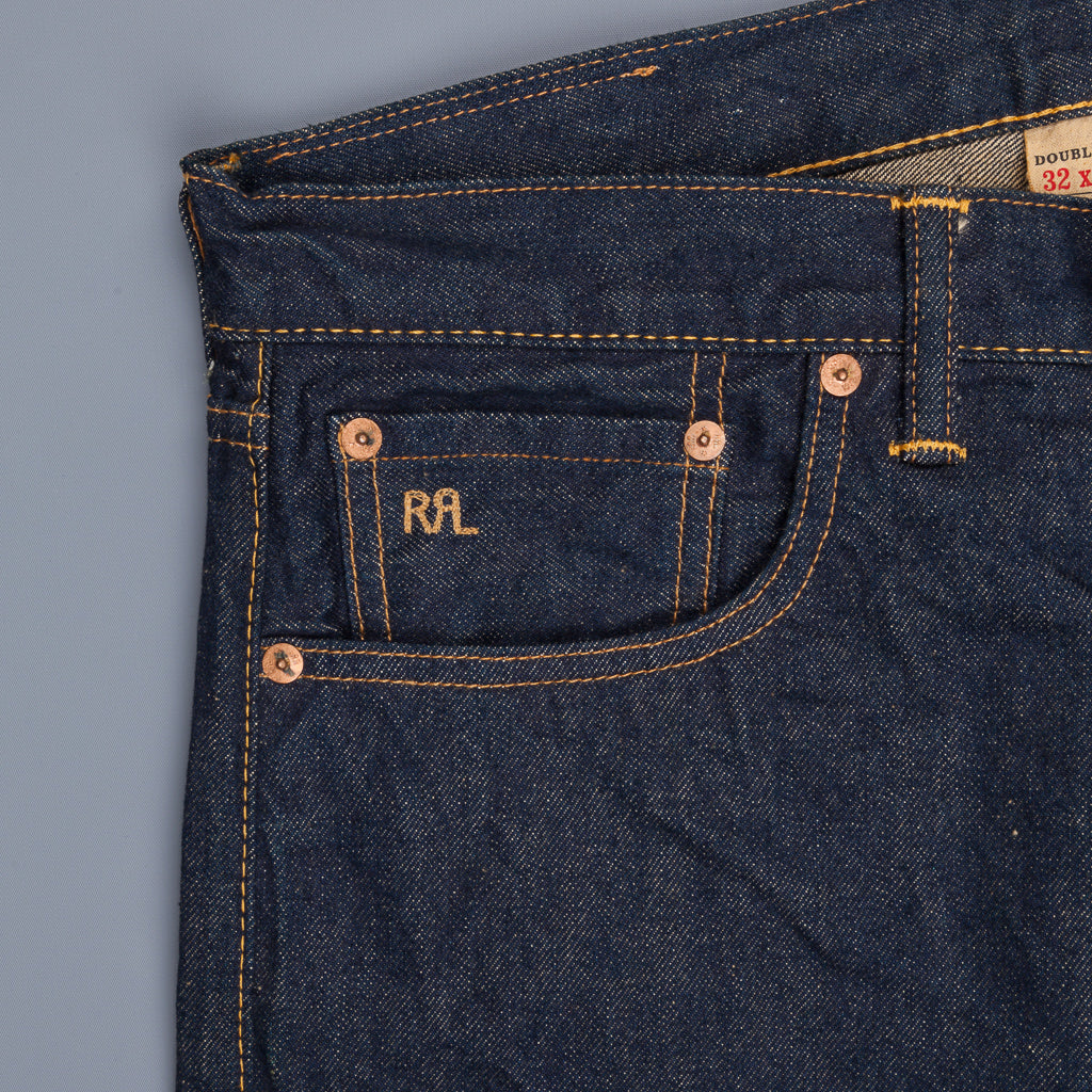 RRL Slim Fit 5 Pocket Once Wash 3