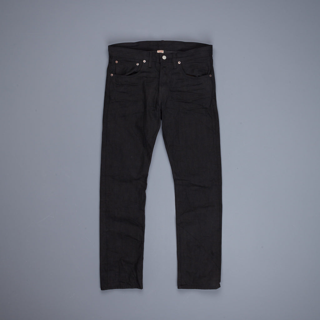 RRL Slim Fit 5 Pocket New Black On Black