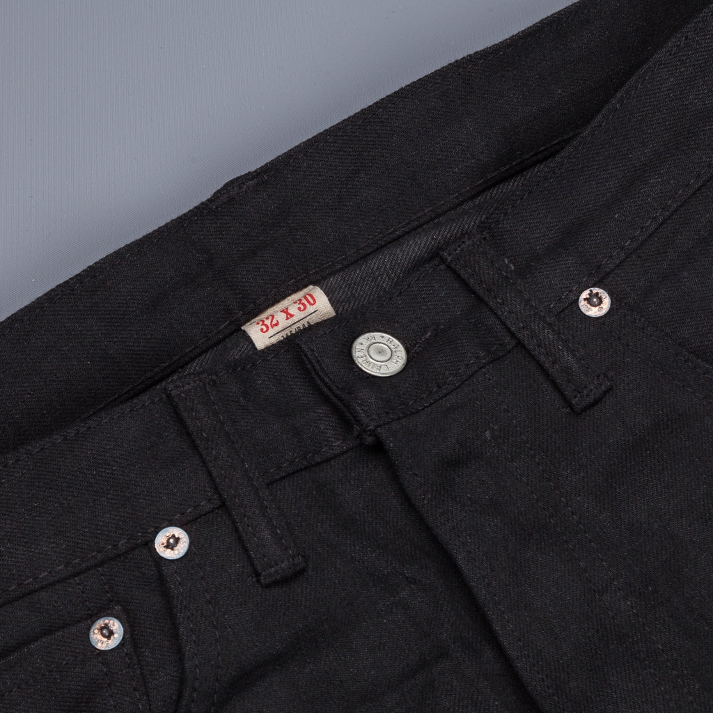RRL Slim Fit 5 Pocket New Black On Black
