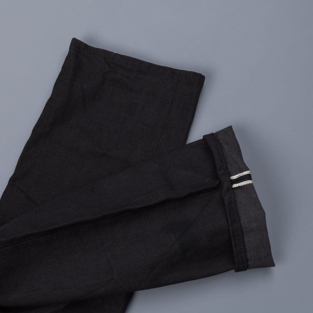 RRL Slim Fit 5 Pocket New Black On Black