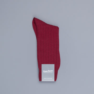 Pantherella Packington Merino wool socks Wine