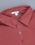 James Perse Revised standard polo Claret