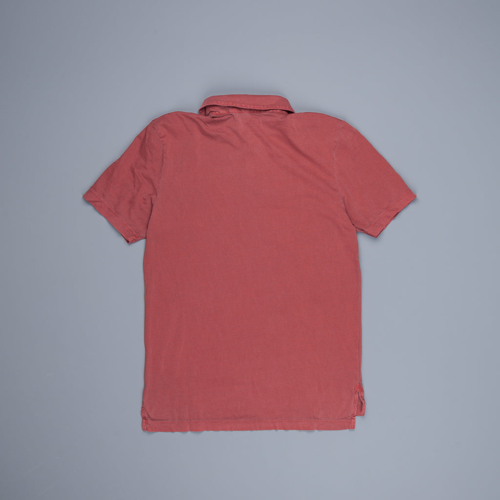 James Perse Revised standard polo Claret