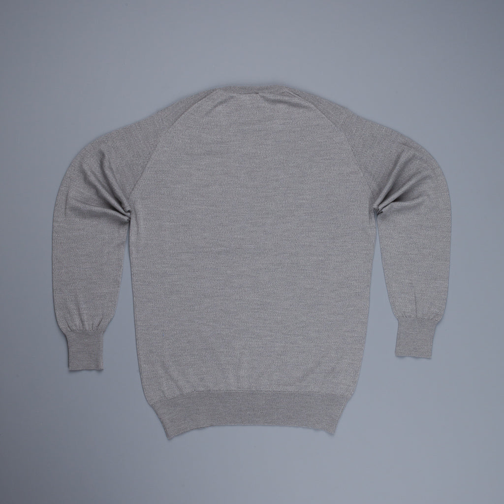 William Lockie x Frans Boone 30 gauge Loro Piana Merino&#39;s V-Neck Flannel