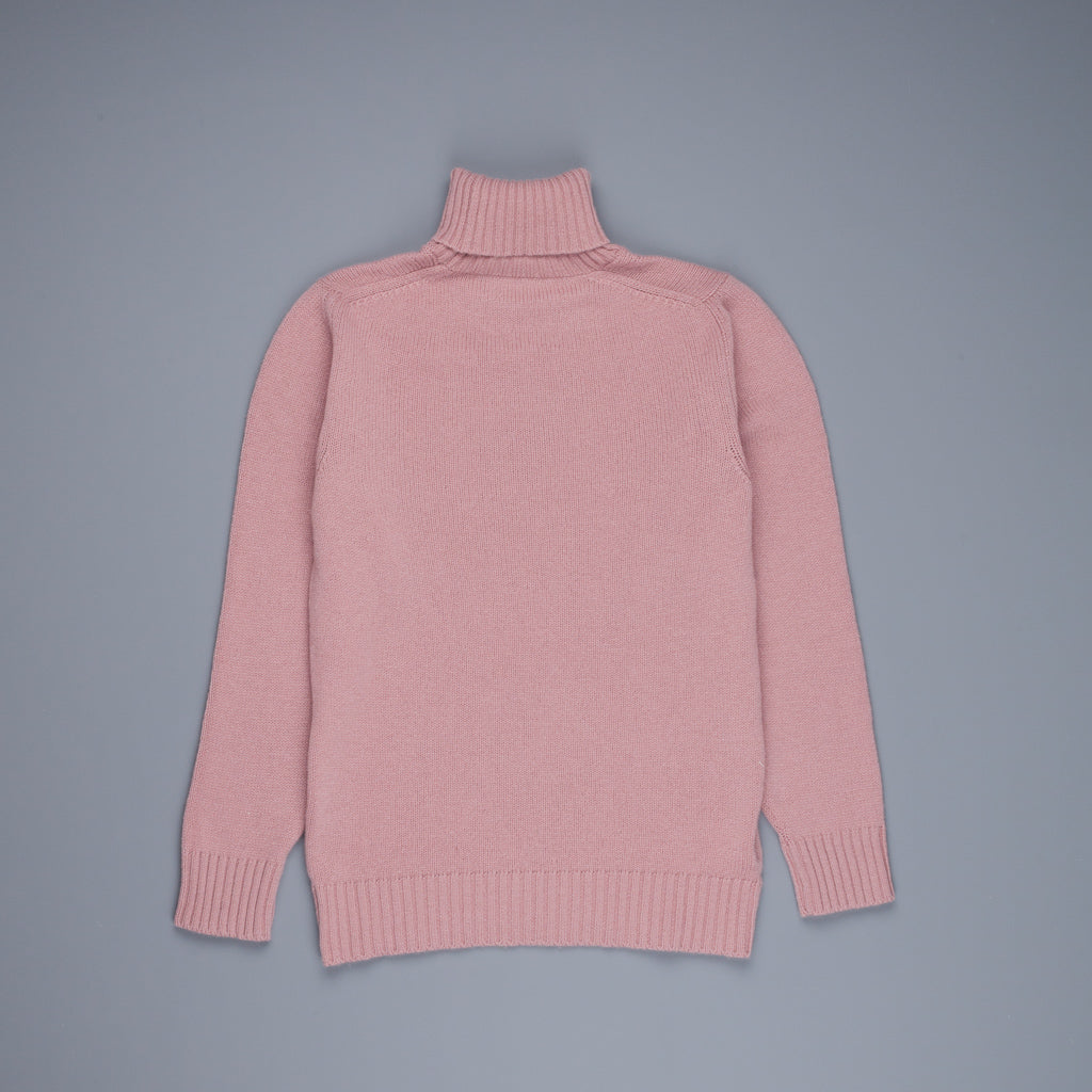 William Lockie Gullan Cashmere Roll Neck Ash