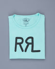 RRL Logo Tee Homestead Turqoise