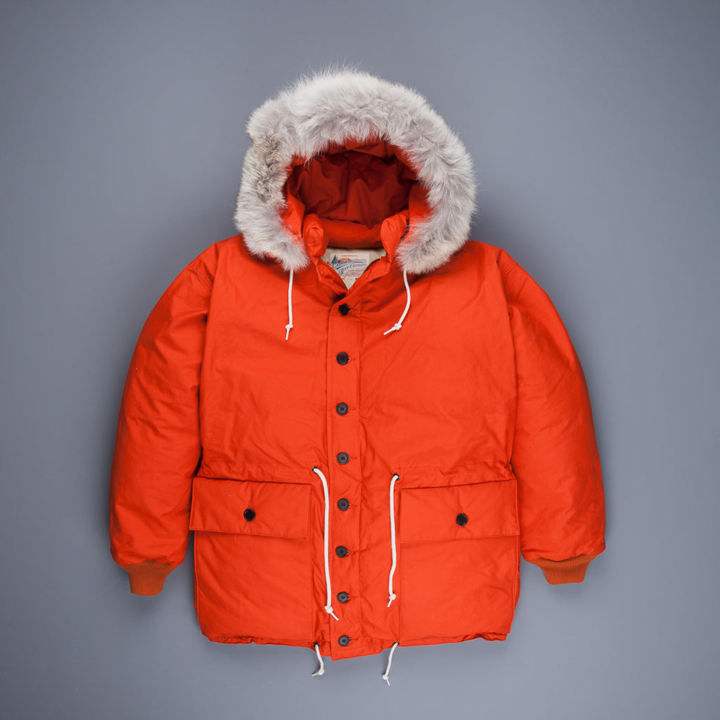 The Real McCoy&#39;s Outdoor Explorer Down Jacket Orange