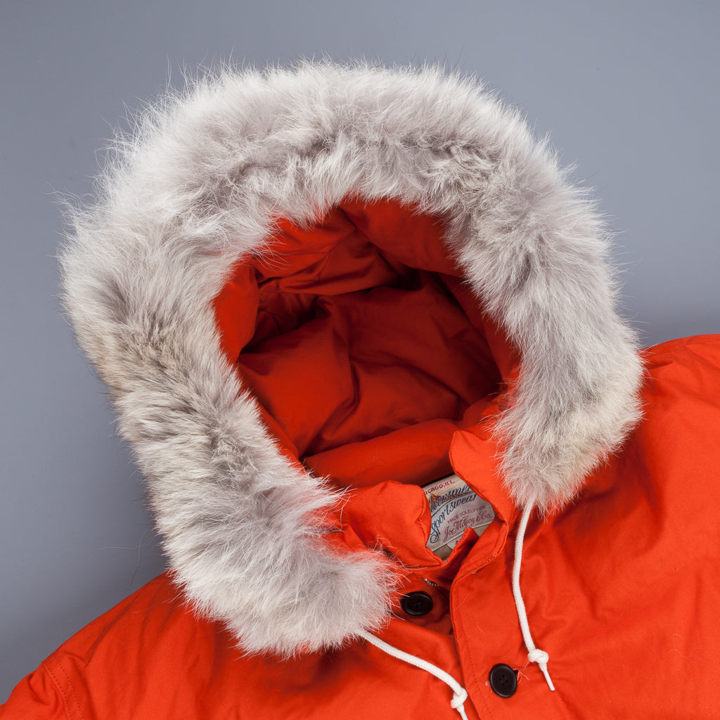 The Real McCoy&#39;s Outdoor Explorer Down Jacket Orange