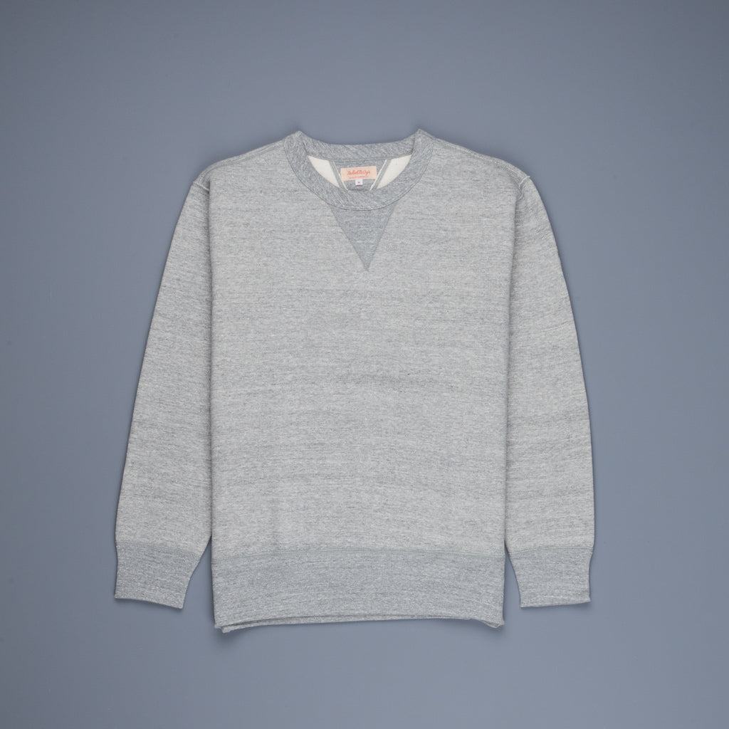 The Real McCoy&#39;s Joe McCoy 10oz loopwheel sweatshirt Gray