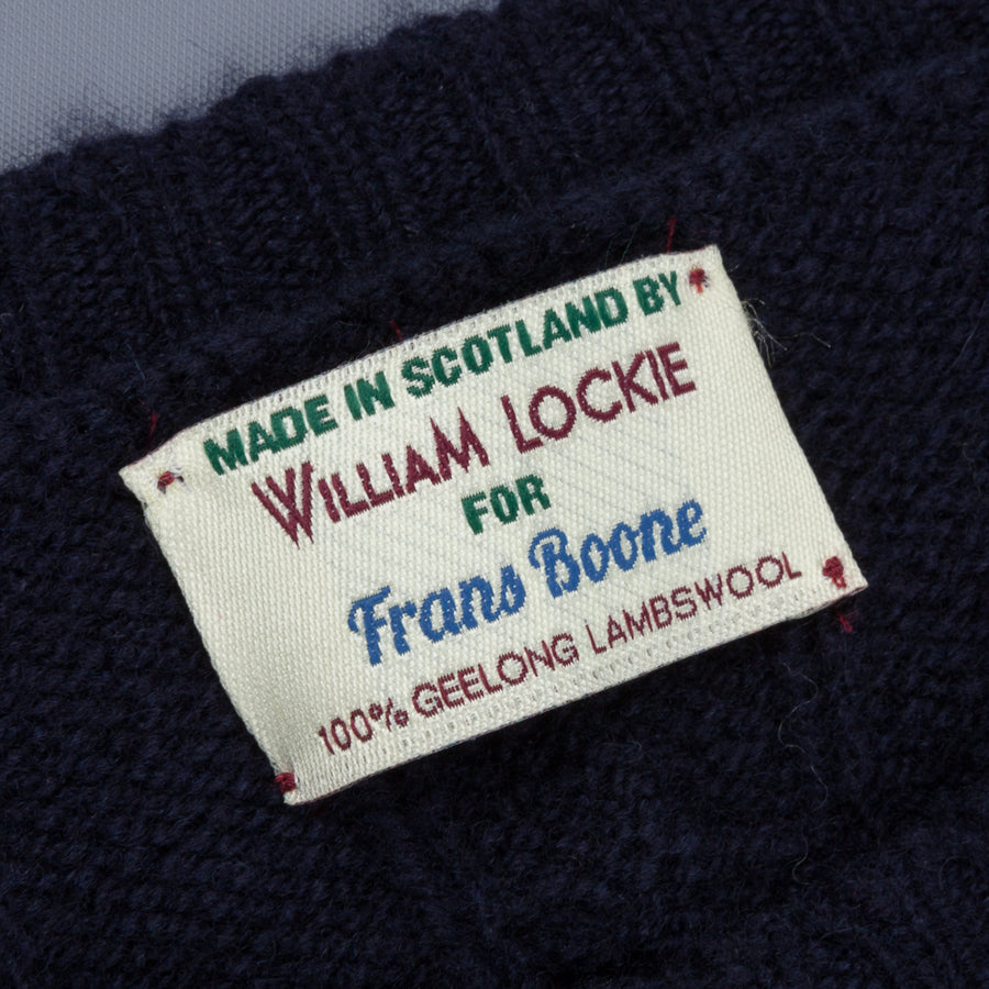 William Lockie x Frans Boone Gullan Super Geelong Cable Navy