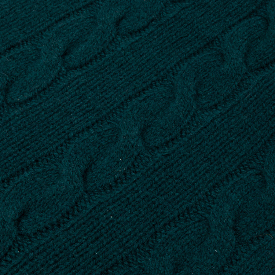 William Lockie x Frans Boone Gullan Super Geelong Cable Tartan Green